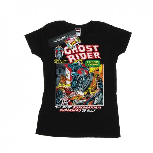Marvel Womens/Ladies Ghost Rider Cotton T-Shirt
