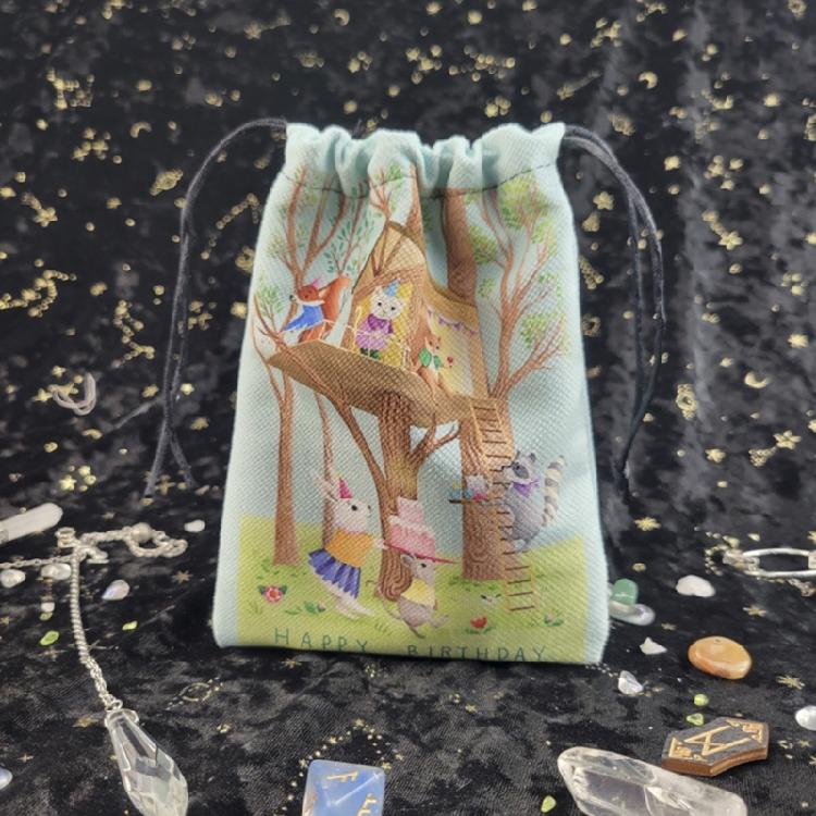 Velvet Birthday Candy Container Bakery Bags Candy Bags Wrapping Gift