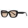 Fashion plain square rice nails simple sunglasses, European and American retro ins Internet celebrity trend sunscreen sunglasses