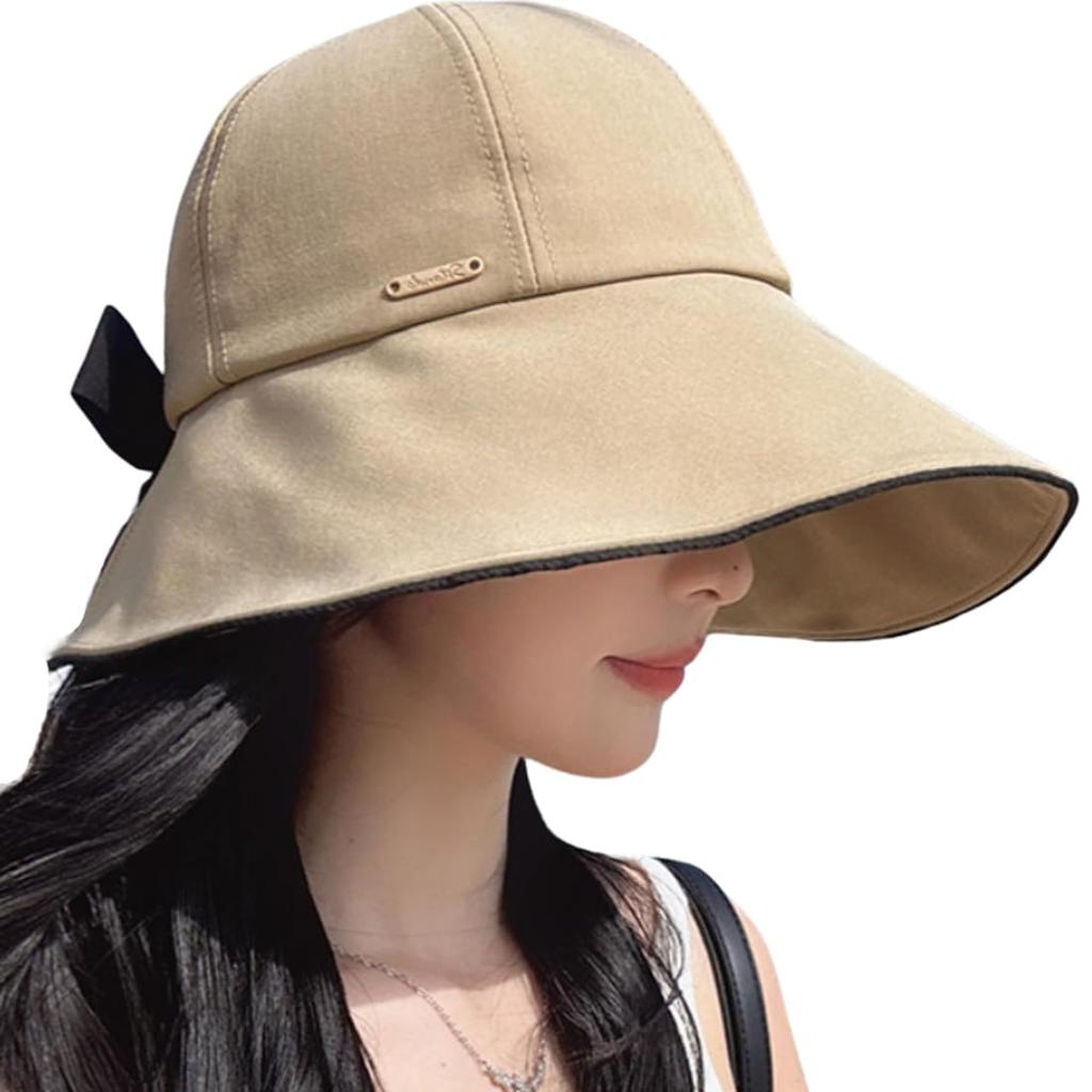 Sun Sun UV Actress Size Small Face Wide Heat UV MZ017 Number [YUANLIFE] Women's Hat, Hat, Protection, Protection, Hat, Adjustment, Foldable, Effect,