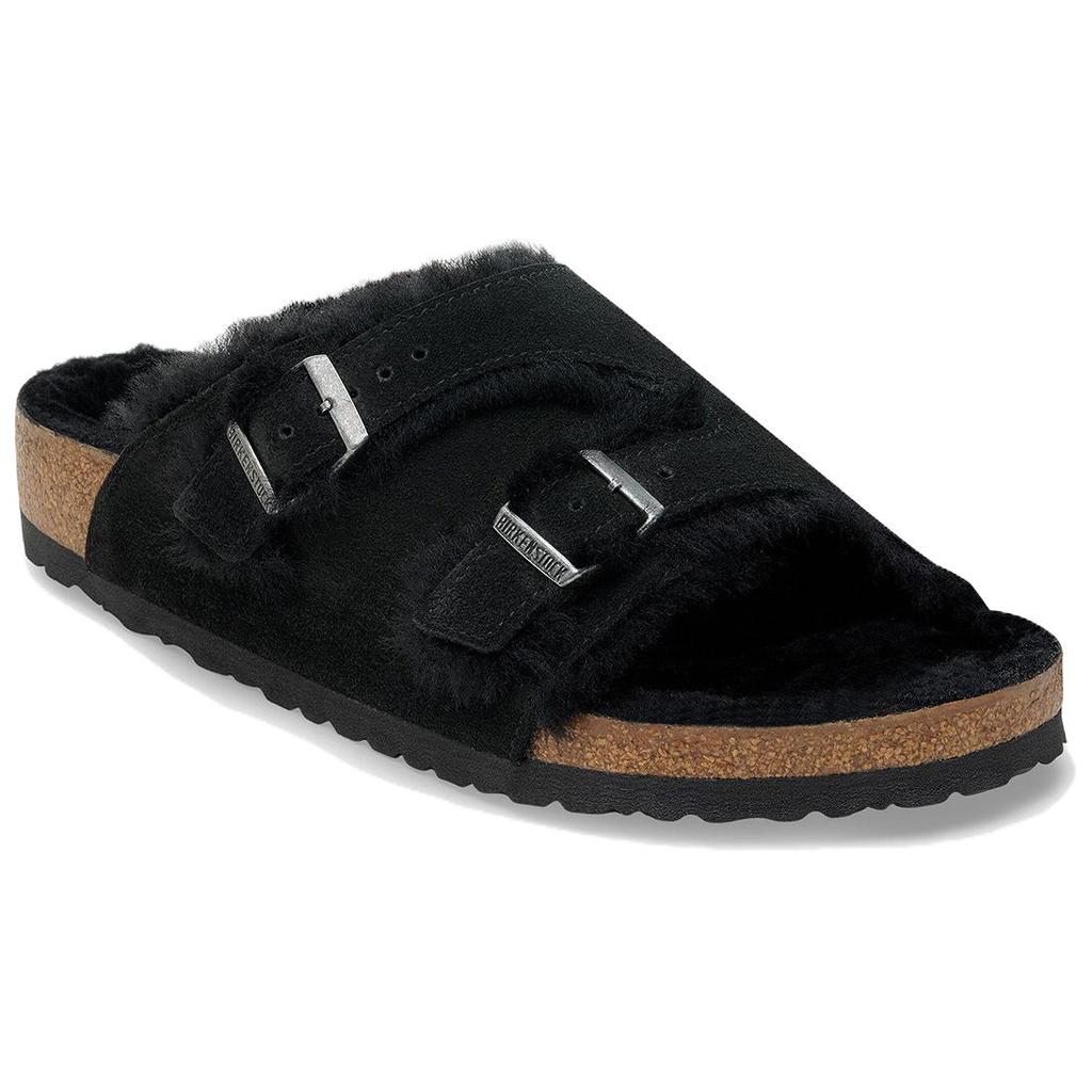 Birkenstock Шлепанцы-слайдеры Унисекс Черные Обычные Свободная посадка 1030634