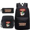 Школьный рюкзак из 3 предметов для учеников, школьная сумка большой вместимости из ткани Оксфорд с плечевым ремнем и пеналом