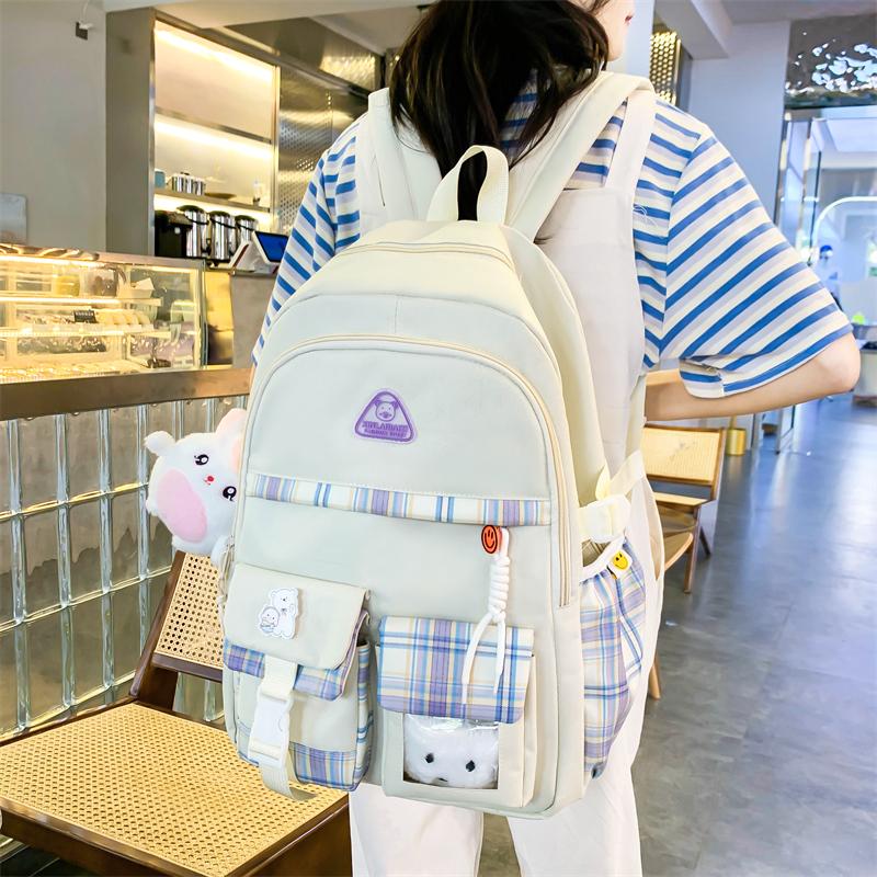 Набор школьных сумок. Студенческий рюкзак. Многосекционный рюкзак.