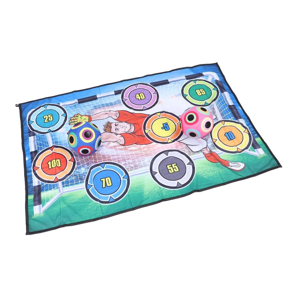 Набор для игры в футбол 2 в 1 с 2 мячами, координация рук и глаз, моторика, бросок, футбольная мишень-ворота