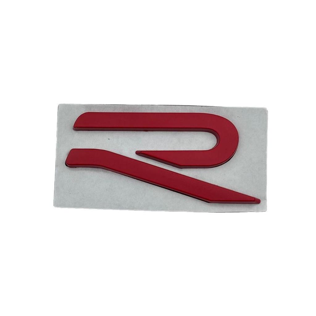 Black Warrior Golf 8 R-Line Rear Emblem - GTI English Letters Car Modification