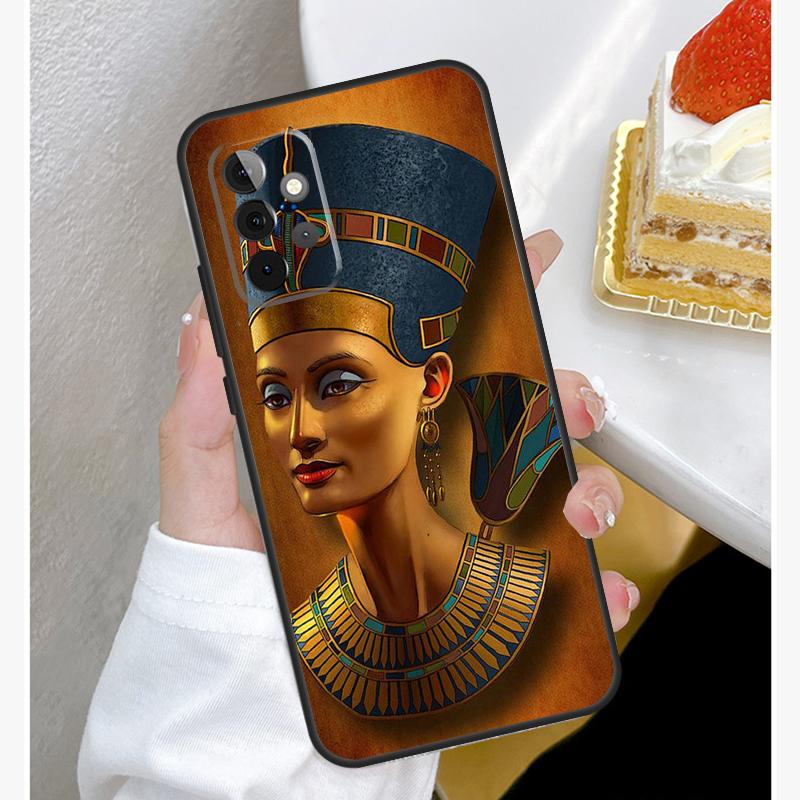 Египет Нефертити Анубис Анх Чехол Для Samsung Galaxy A55 A35 A15 A14 A34 A54 A73 A53 A33 A23 A13 A12 A32 A52 A51 Чехол