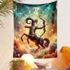 "Zodiac Sagittarius Centaur Archery Art" Patterned tapestry home decor, suitable for bedroom and living room, gift