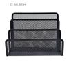 Card Shelf Folder Document Stand Mesh Storage Box Mesh Tray File Storage Rack Letter Paper Holder