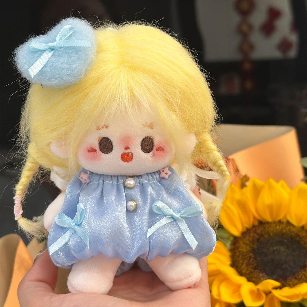 Bow Dress Doll Clothes Outfit with Wing Doll Dress Up Set Doll Accessories