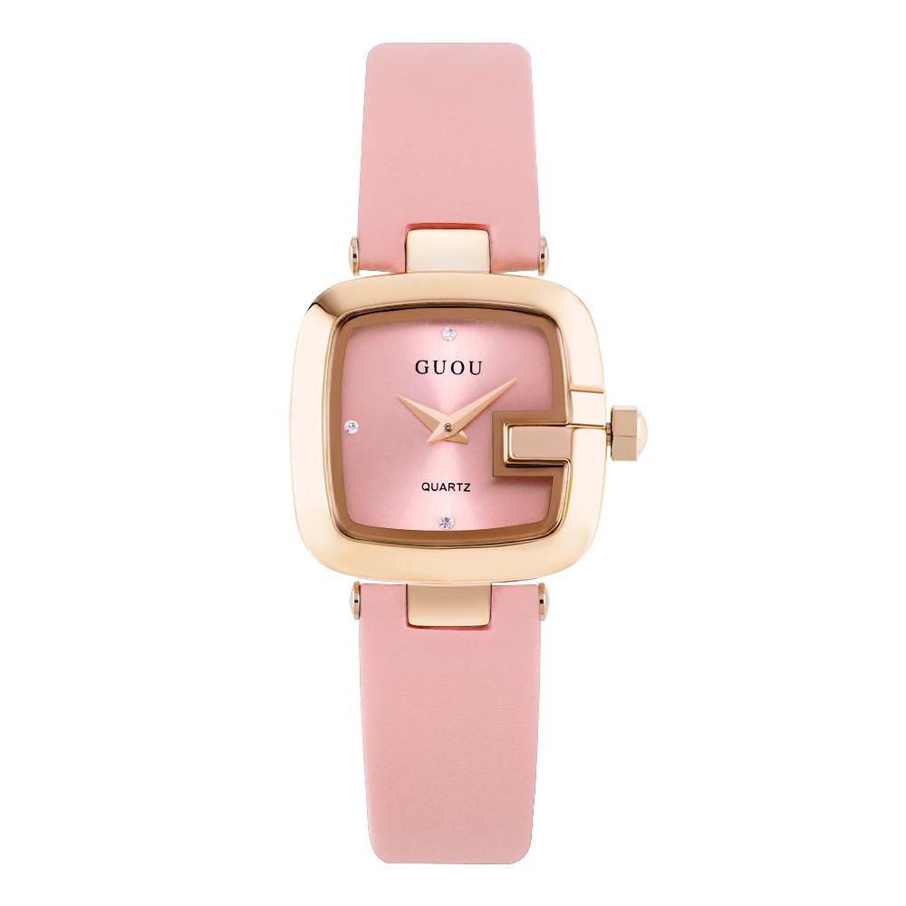 Women's Watch Light Luxury Retro Small Square Watch Women's New Style Simple Temperament Belt Quartz Watch Women