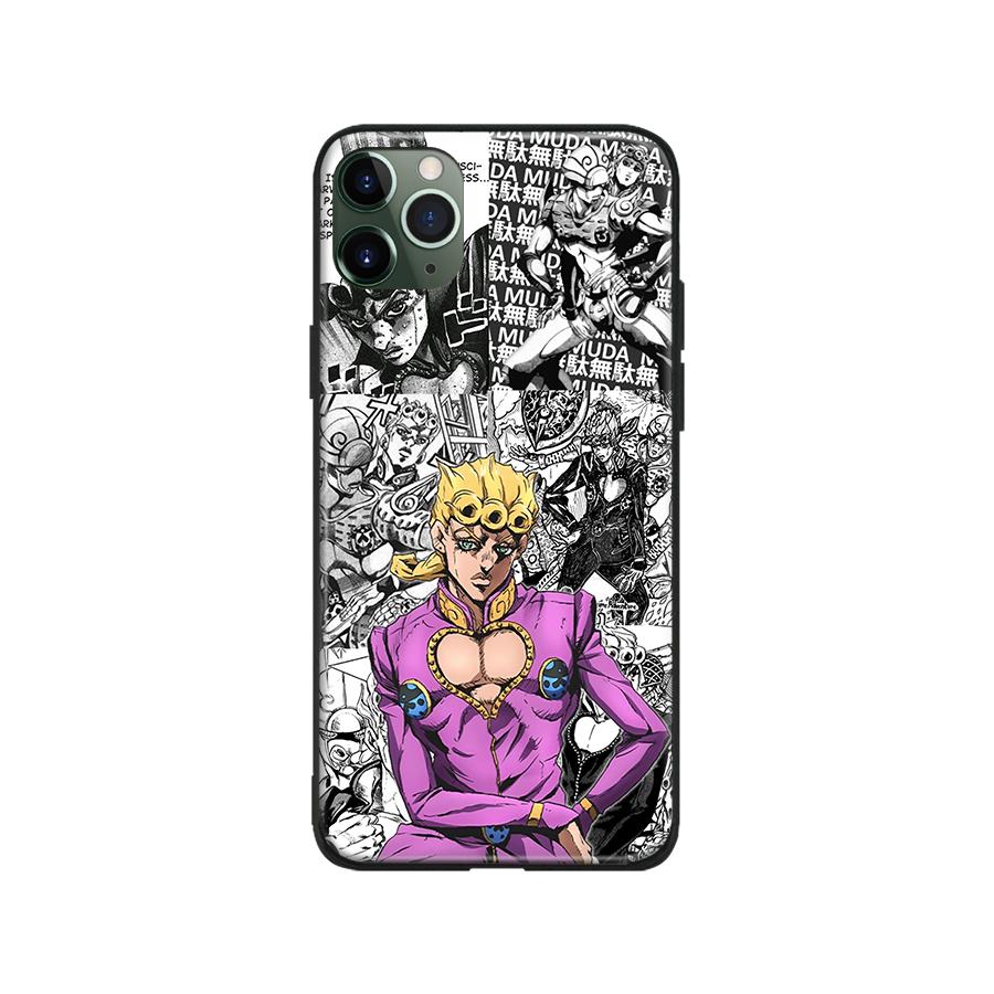 Мягкий силиконовый чехол для телефона JoJo's Bizarre Adventure с персонажем для iPhone 6s 7 8 Plus X XR XS 11 12 13 mini Pro Max