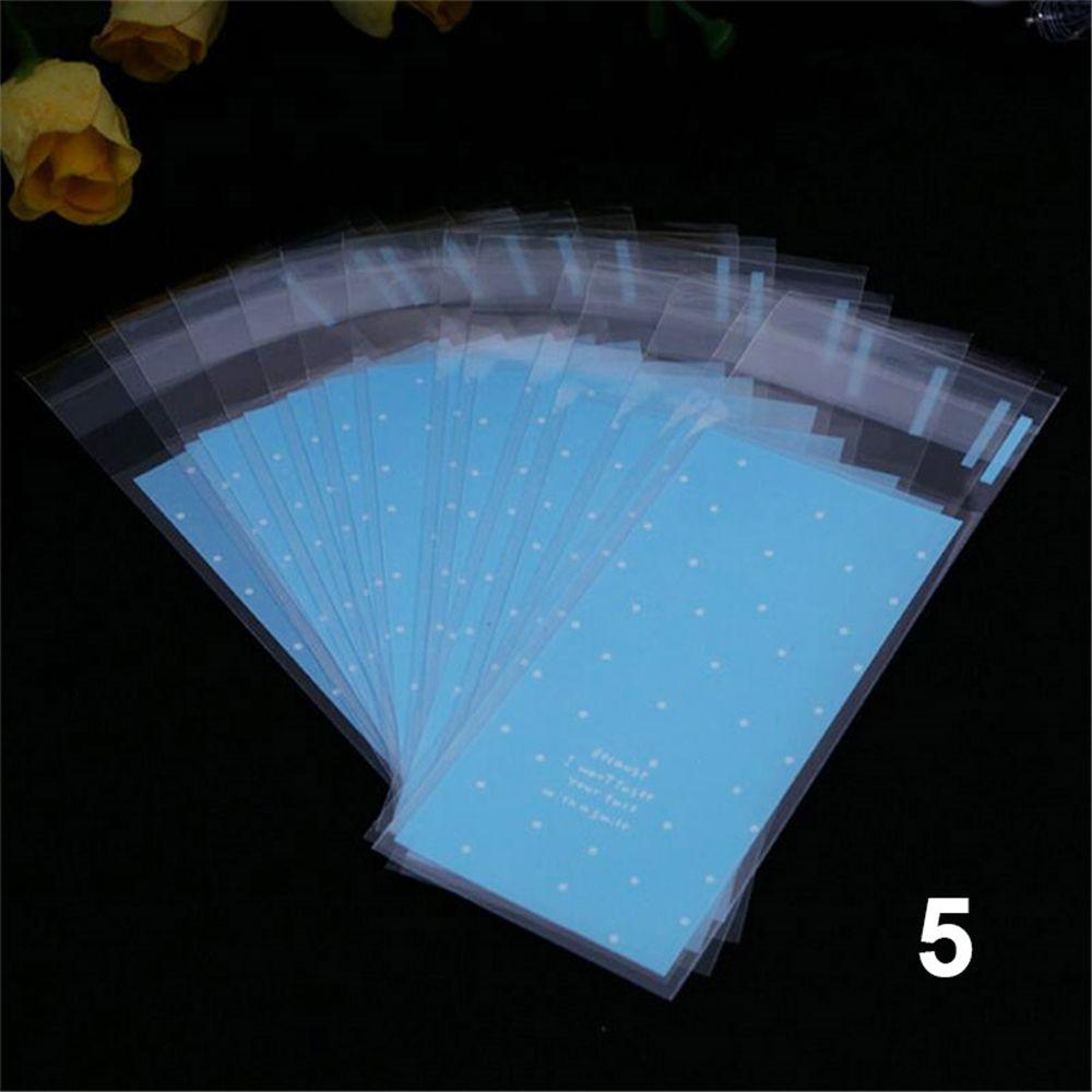 100pcs/lot Cute Bow Party Supplies Wedding Favors Lipstick Bag Gift Packages OPP Bags Plastic Pocket