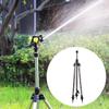 Grass Watering Sprinkler Tripod Irrigation Stand Bracket Quick Connector Adjustable