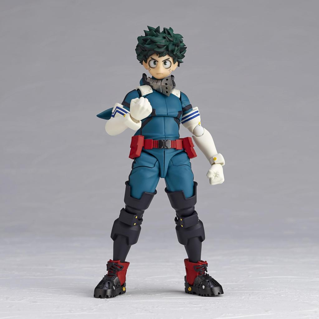 Kaiyodo Revoltech Amazing Yamaguchi My Hero Academia Izuku Midoriya Высота 150 мм, окрашенная подвижная фигурка, приблизительная. ПВХ и АБС без масштаба