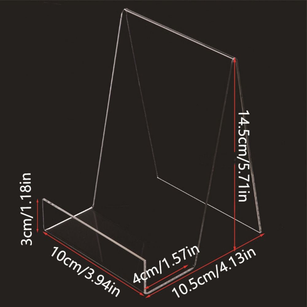 4 шт. прочная акриловая подставка для книг легкая подставка для книг держатель премиум-класса книжный дисплей мольберт альбомы