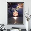 5D DIY Diamond Paintings, Landscape Moon Trees, Adults and Children, Embroidery Kits, All Diamond Paintings, Handmade Home Decoration Gifts