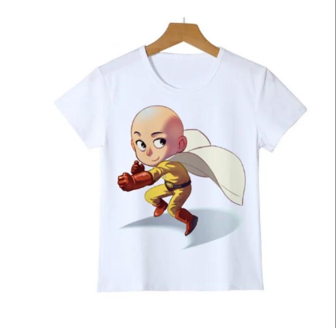 Cute One Punch Man Say OK Printed Childrens T Shirt Kid Fashion Summer Cool Confortable Boy Tshirt Casual Baby Tshirt Tops