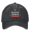 Кепка-бейсболка Estrella Galicia Испания Пиво Лагер Модный Унисекс Унисекс Тракер Папа-шляпа Дизайн Для активного отдыха Накладка Snapback Подарок