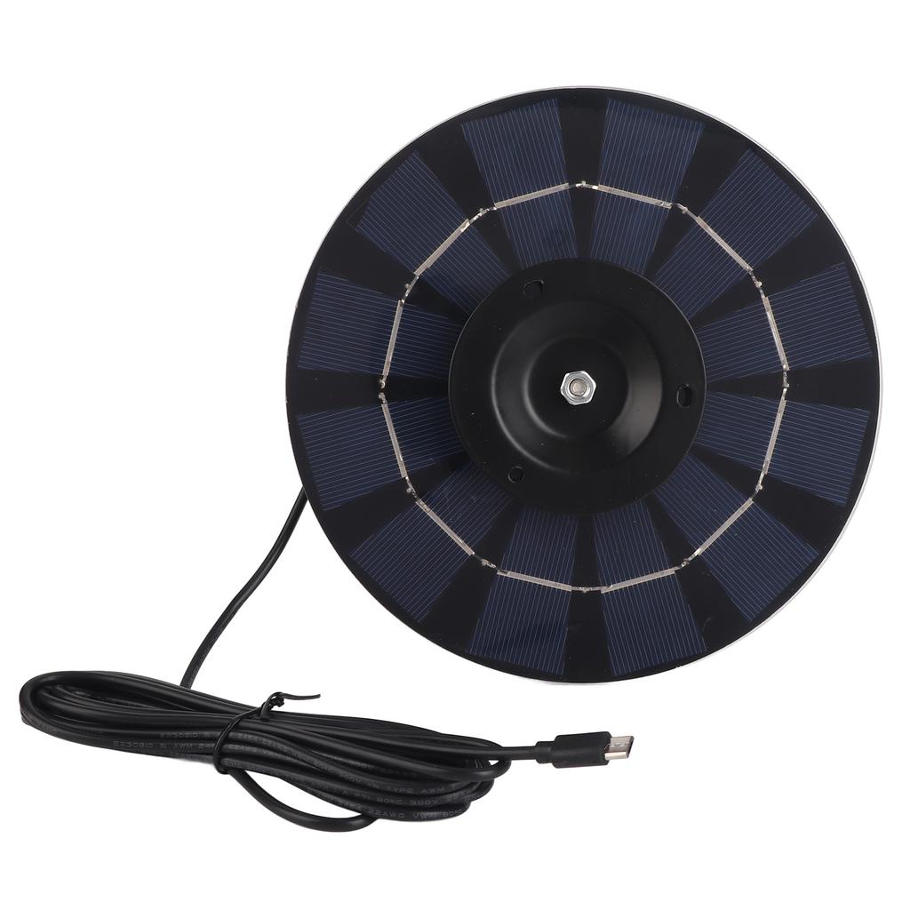 Солнечная панель 5 Вт Зарядное устройство для аккумулятора Солнечная панель Источник питания с кабелем 3 метра для улицы