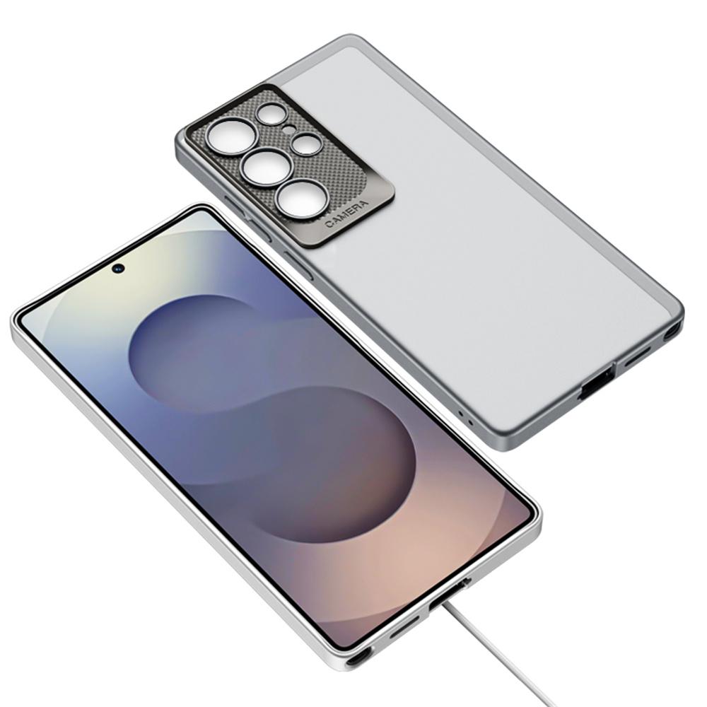 For Samsung Galaxy S25 Ultra Case Skin Touch Translucent Hard PC Phone Back Cover Dragon Scale Design