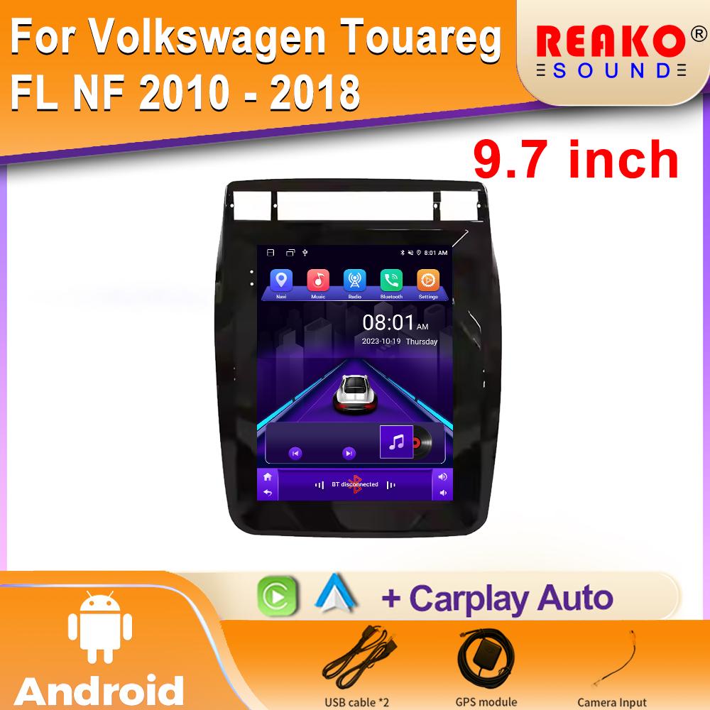Автомобильный радиоприемник, мультимедийный проигрыватель Android All in One для Volkswagen VW Touareg FL NF 2010 - 2018 для Tesla DSP Wireless Carplay WIFI