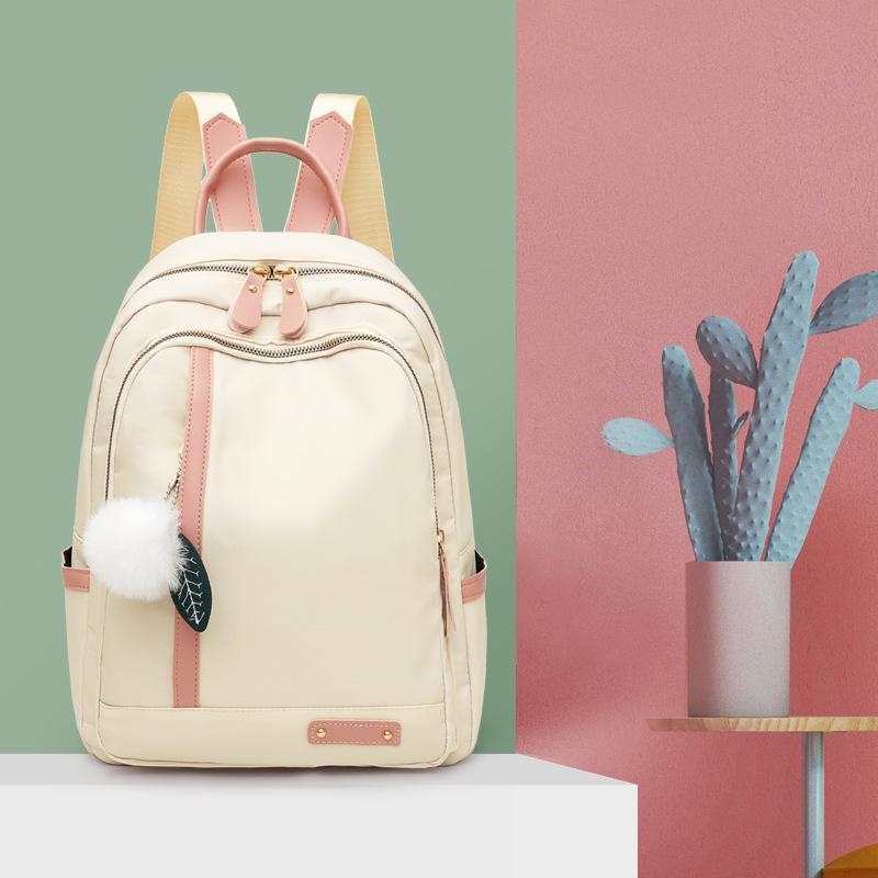 2020 новый рюкзак из ткани Оксфорд, женский модный повседневный водонепроницаемый дорожный рюкзак контрастного цвета, школьная сумка для студентов