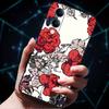 For Vivo Y04 4G Case Soft Silicone Bumper 3D Flowers Emboss Phone Cases for Vivo Y04 4G  Back Cover Shell VivoyY04 4G Bag