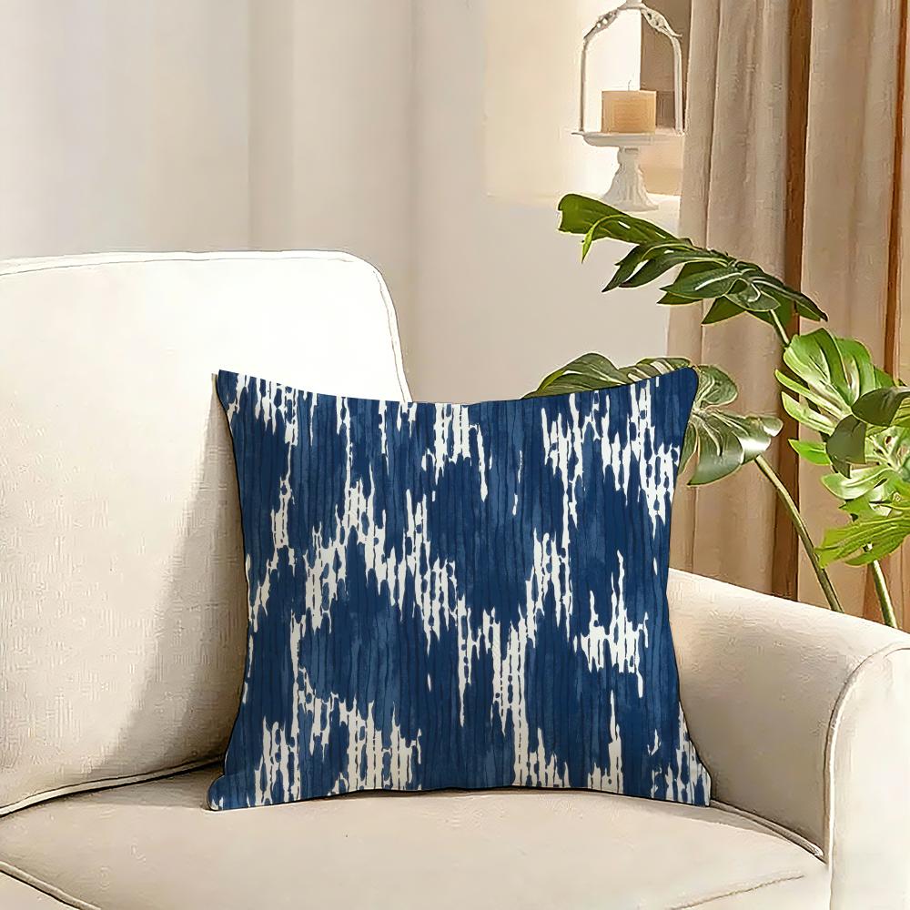 Printing style Cushion Cover Reversible Plush Pillow Cover Soft Fluffy Home Decor for Sofa Bedroom
