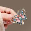 Ретро Элегантная брошь-бабочка для женщин Оригинальная супер красивая французская корсажная элегантная булавка Милая декоративная