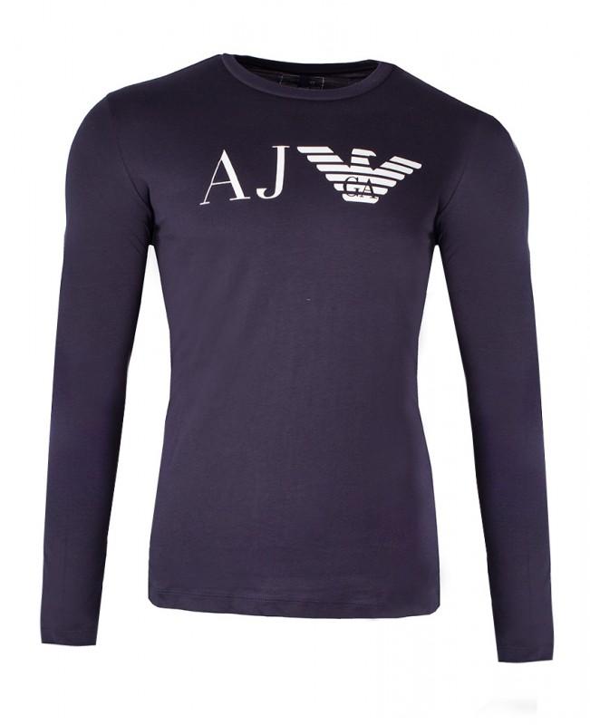 Armani jeans branded Longsleeve blue t-shirt - Size: S