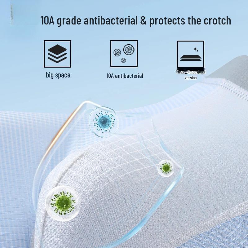 Дышащее нижнее белье из шелка тутового дерева медицинского класса с травами для мальчиков - Летний ледяной шелк для подростков