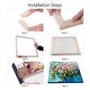 Минималистичная деревянная рама для DIY, масляных и алмазных картин