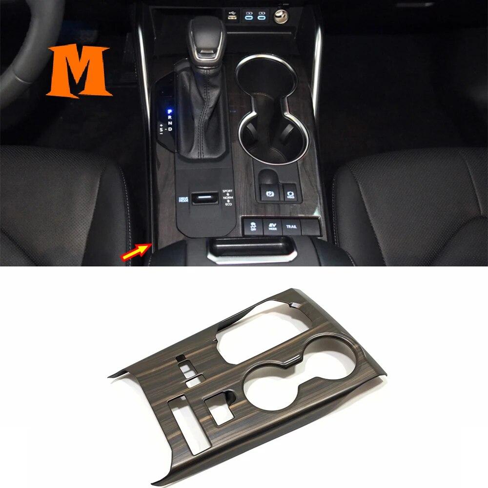 Деревянное зерно для Toyota Highlander-22, аксессуары для интерьера, автомобильный подлокотник, оконное стекло, подъемный переключатель, декоративная наклейка, крышка