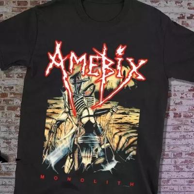 Редкий! Футболка Amebix Monolith с коротким рукавом Подарок Фанату S-4XL BL1173