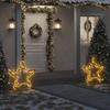 VidaXL Luminous Christmas Star Decoration with Stakes 115 LEDs 85 Cm 357724
