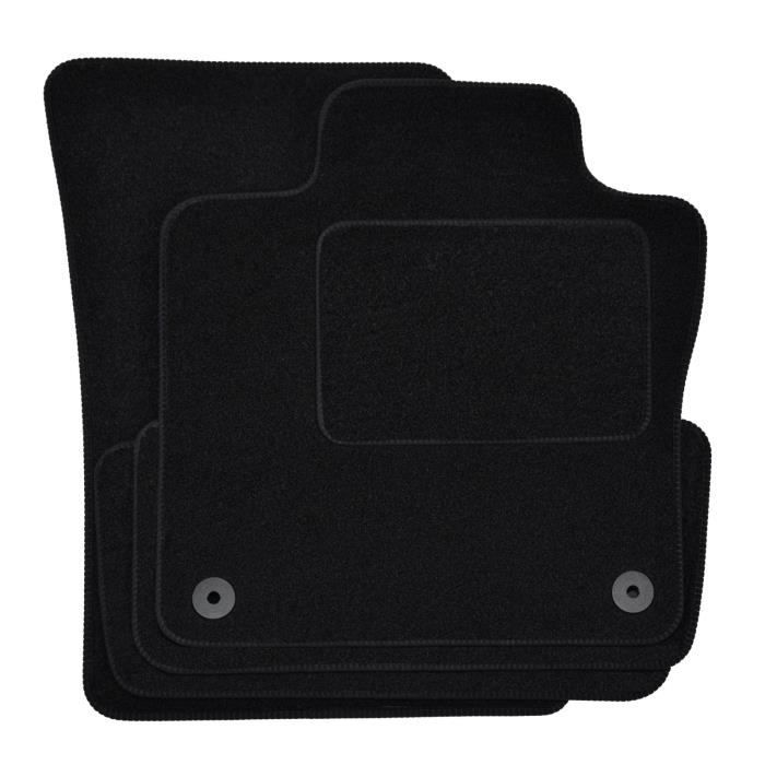 Tapis De Sol - Volvo - XC60 - Velours Noir - 4 Pièces - Ajustement Précis
