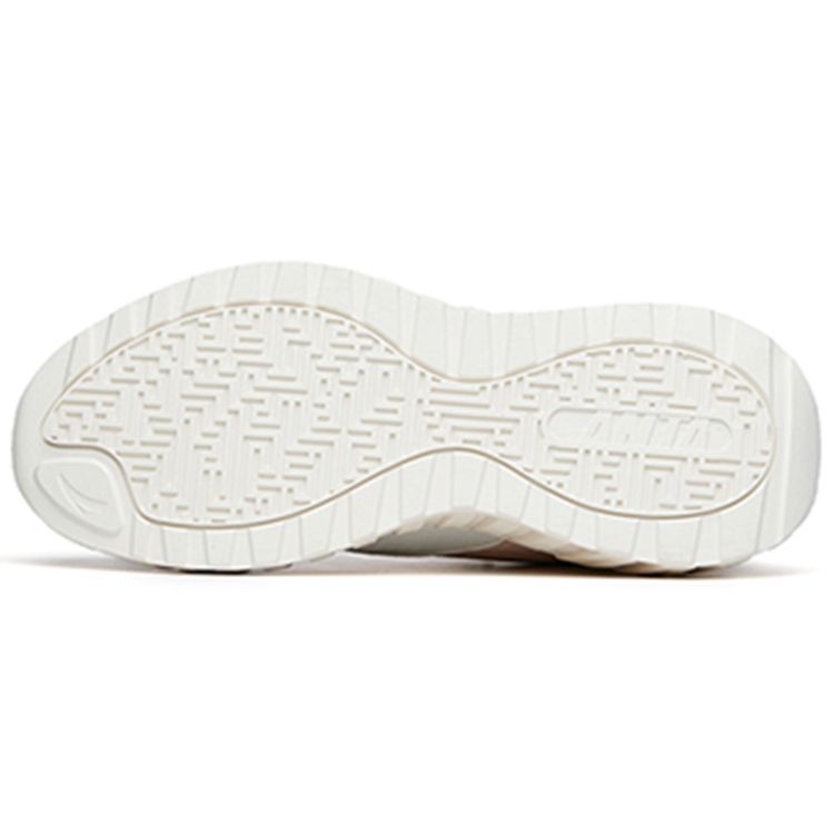 Anta Trendy Sports Low-Top Casual Shoes Women Sneakers White Gray Pink 122218871-2