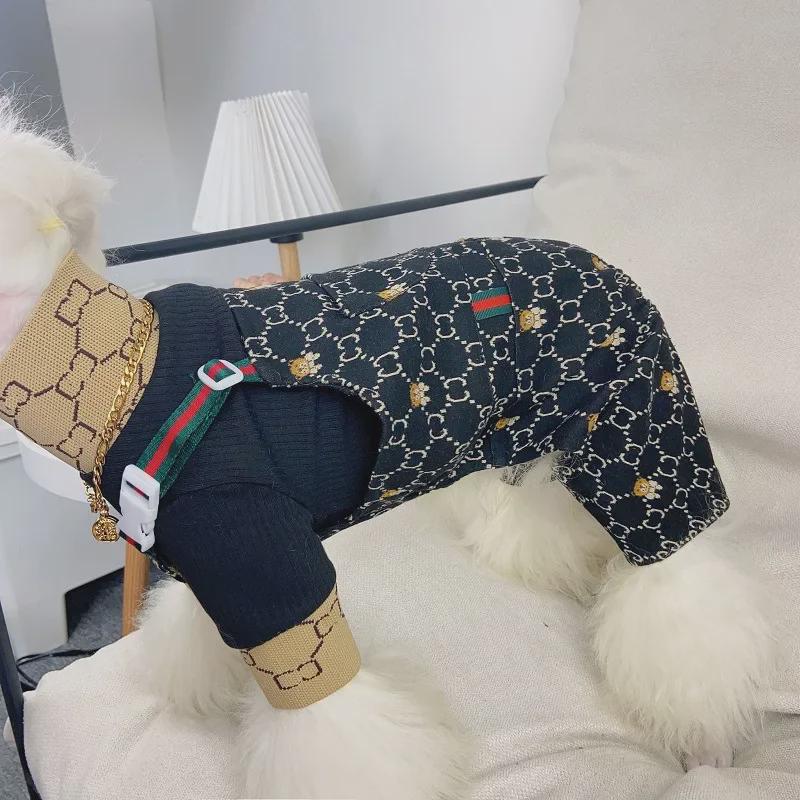 Autumn/Winter Trendy Dog Overalls for Teddy & Schnauzer