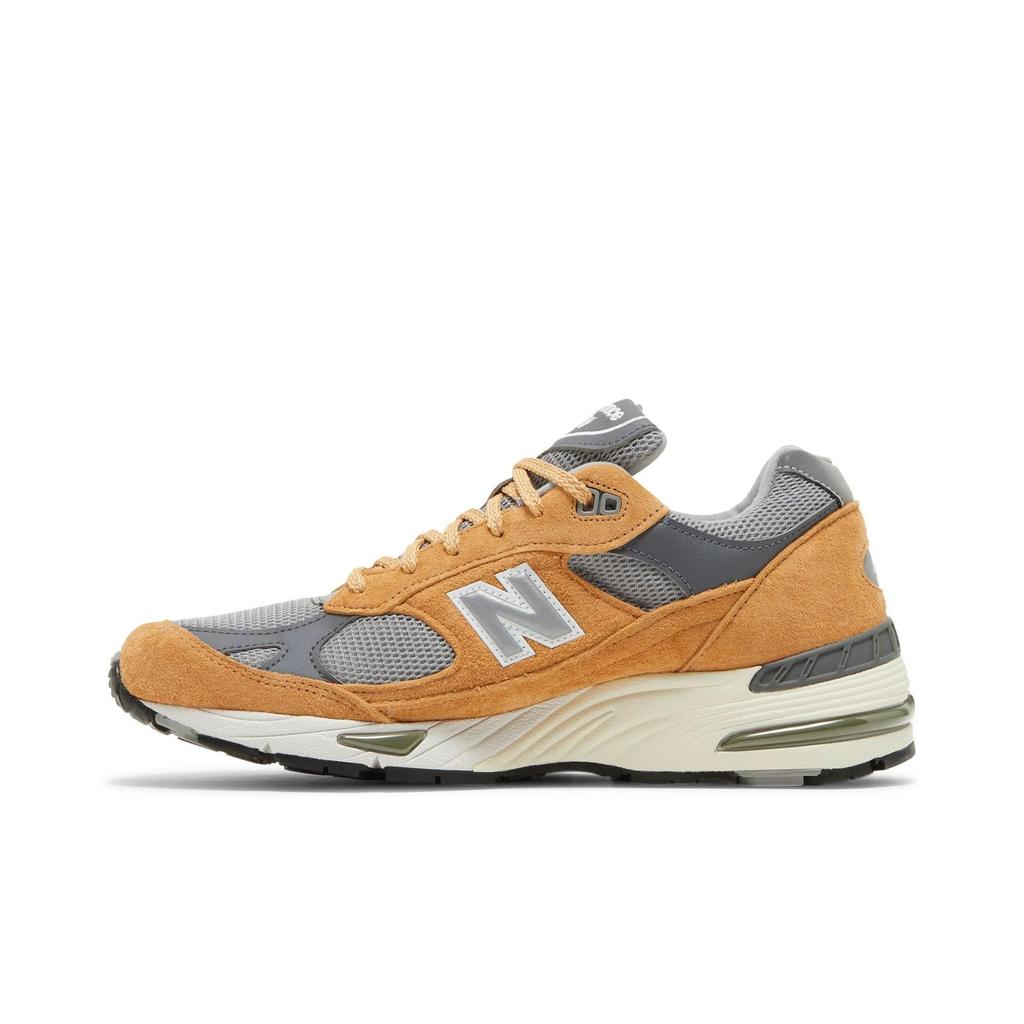 New Balance 991 Made in England 'Tan Grey' (Unisex) Tan / Grey / Dark Grey Running Shoes M991TGG