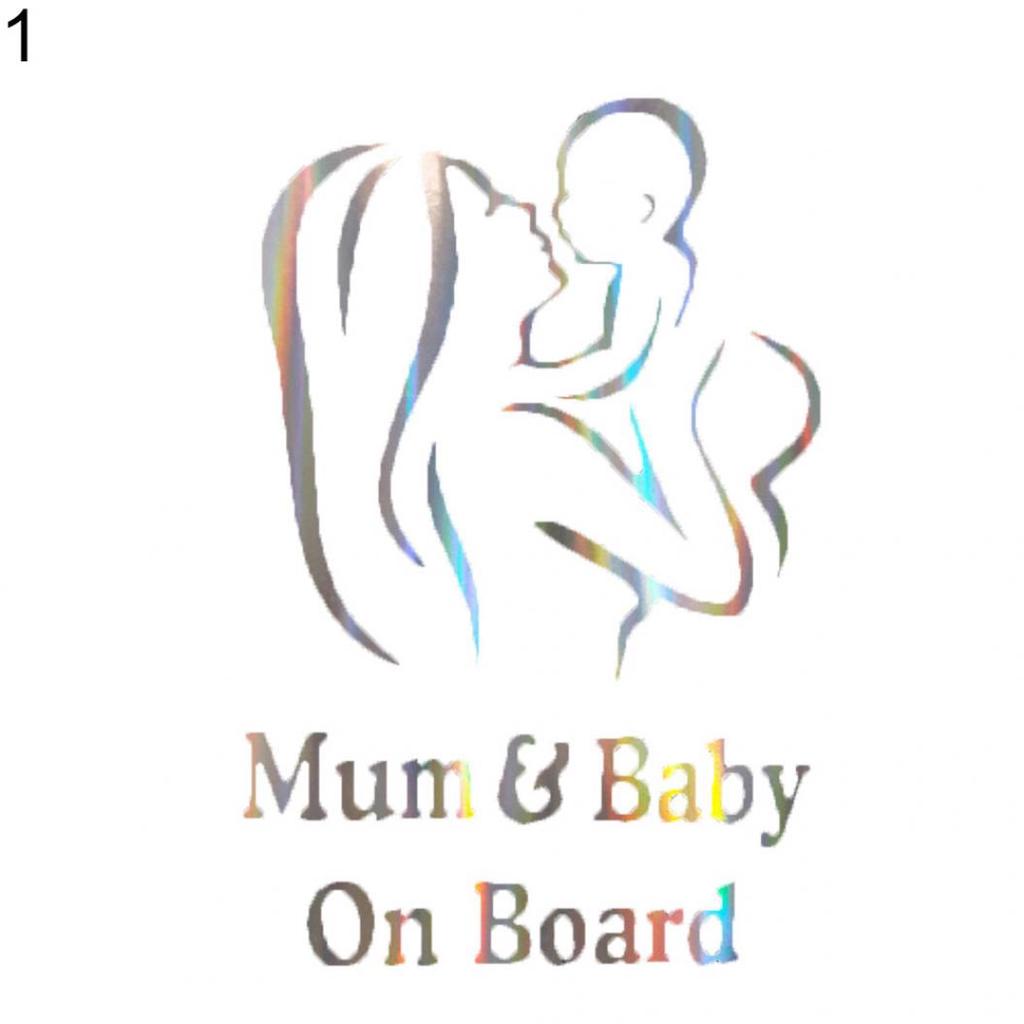 Голографическая наклейка на стекло автомобиля с предупреждением о наличии ребенка в машине