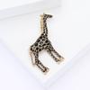 Модная мультяшная брошь из эмали и сплава с жирафом, изысканная универсальная женская одежда, украшение на корсаж
