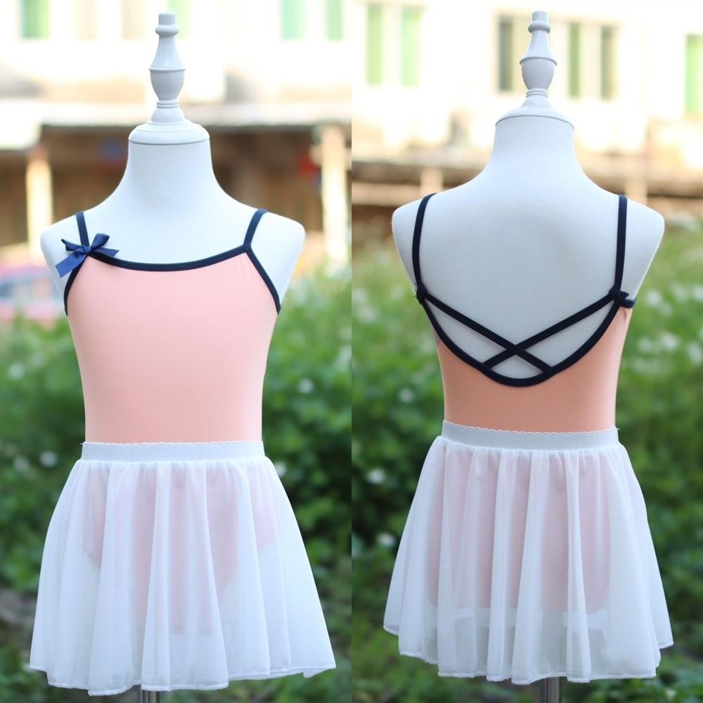 Camisole Gymnastics Tutu Skirts Butterfly Bow Ballet Leotard Examination