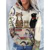 Funny Cat 3D Print Hoodies Men Women Fashion Animal Casual Autumn Sweatshirts Oversized Hoodie Pullovers Tracksuit Clothing