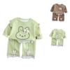 Kids Casual Long-Sleeve Set, Comfortable Daily Wear Outfits