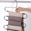 Стойка для брюк из нержавеющей стали, многослойная вешалка-органайзер, прочная несущая многофункциональная вешалка для хранения брюк