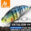 MEREDITH Vibration-X VIB 71мм 10г 2-составной Медленно-плавающий Тройные крючки Щука Окунь VIB03