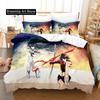 Fashion 3D Print Cartoons KILL La KILL Bedding Set Single Twin Full Queen King Size Bed Set Adult Kid Bedroom Duvet Cover Sets