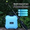 5L/8L Garden Electric Sprayer Backpack Sprayer with Shoulder Strap Telescopic Wand 2 Nozzles Battery Powered Sprayer for Lawn Yard Maintenance