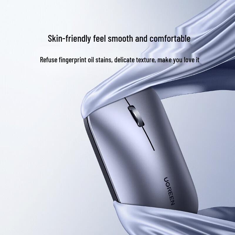 Ugreen Беспроводная Bluetooth мышь с двумя режимами работы и бесшумными кнопками