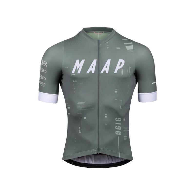 MAAP Quick-Dry Short Sleeve Cycling Jersey - Breathable Milk Silk for Mountain & Road Biking